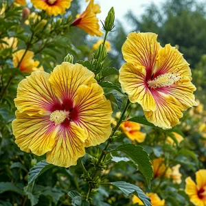 Гибискус Свит Соната купить по цене от 249р. в интернет-магазине «Посадика» с доставкой почтой в в Петуховое и по всей России – [изображение №1].