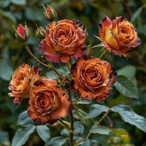 Роза плетистая Оранжевый Бриллиант купить по цене от 450р. в интернет-магазине «Посадика» с доставкой почтой в в Петуховое и по всей России – [изображение №1].